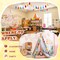 4 Pcs Rainbow Tassel Garland Boho Colorful Garland Banner Decor(Tassel in 6.3 Inches)